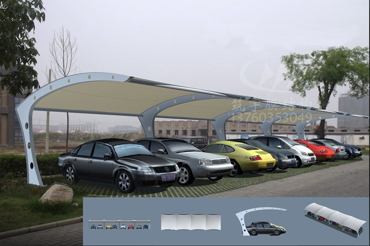 蛇口保安公司膜結(jié)構(gòu)車(chē)棚